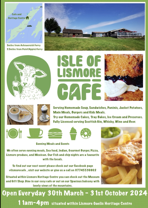 Lismore cafe poster 2024